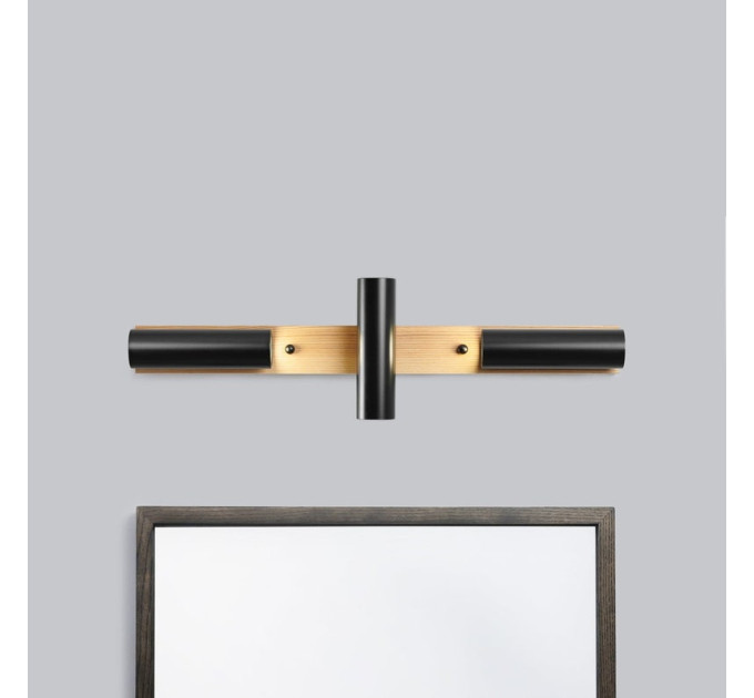 Vanity light Black bathroom wall lighting Wall lighting |GaffDesign