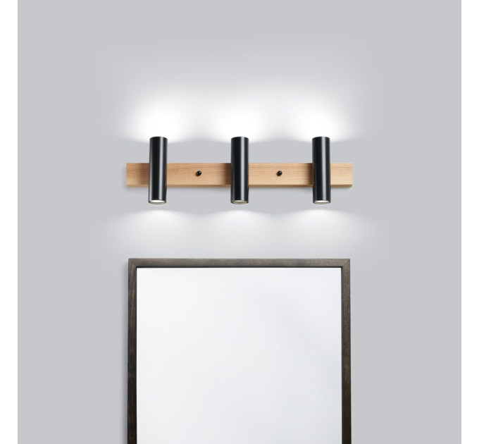 Vanity light Black bathroom wall lighting Wall lighting |GaffDesign