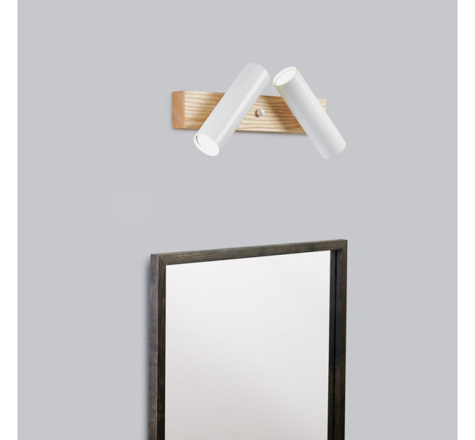 White wall light Vanity lighting Industrial |GaffDesign