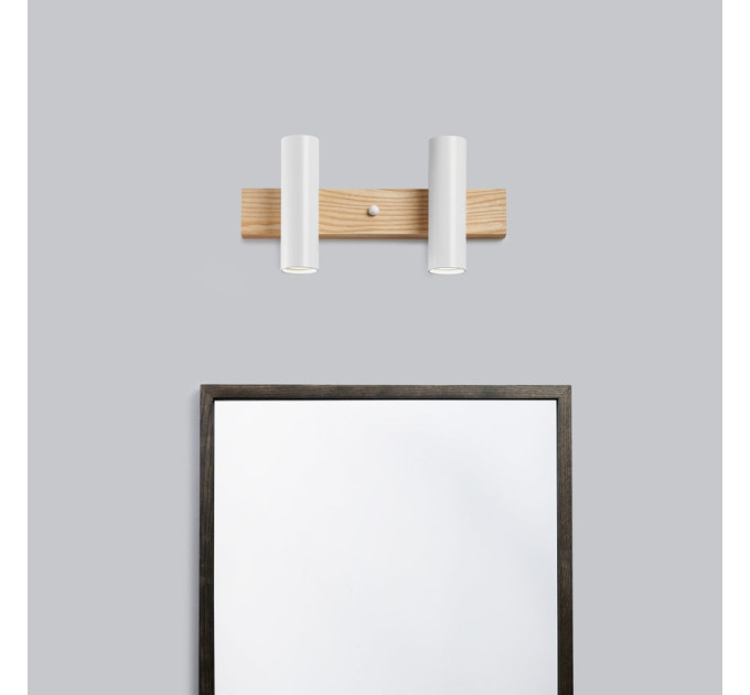 White wall light Vanity lighting Industrial |GaffDesign