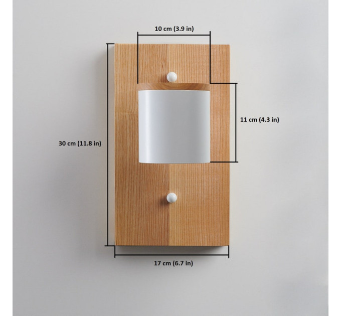 Wooden wall sconce Wall lighting |GaffDesign