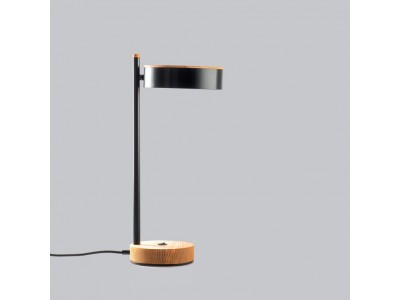 Industrial table lamp Black bedside lighting