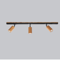 Track lighting Industrial wooden track light