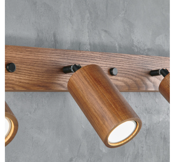 Vanity light Bathroom wooden wall lighting Black walnut