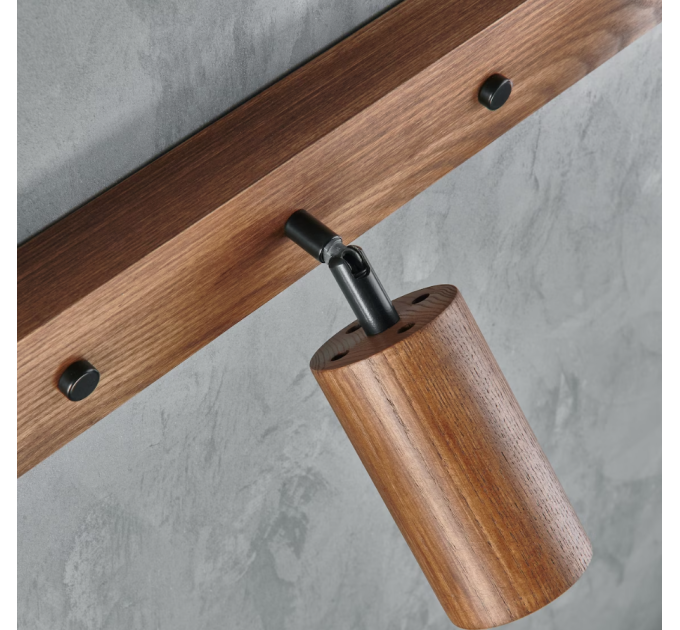 Vanity light Bathroom wooden wall lighting Black walnut