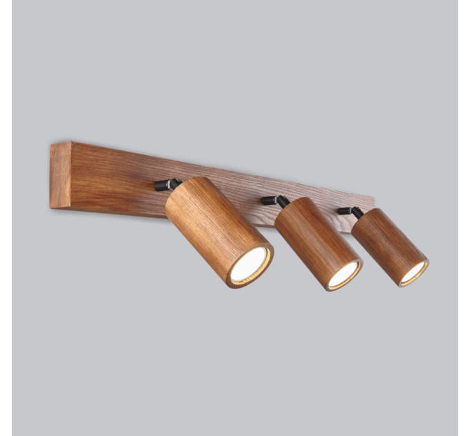 Vanity light Bathroom wooden wall lighting Black walnut